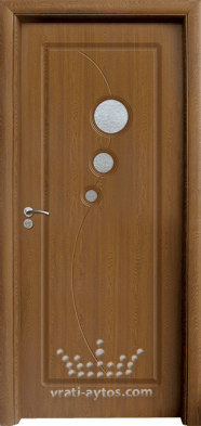 Интериорна врата Стандарт 017, цвят Златен дъб