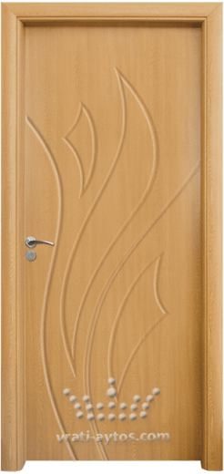 Интериорна врата Стандарт модел 033-P, цвят Светъл Дъб