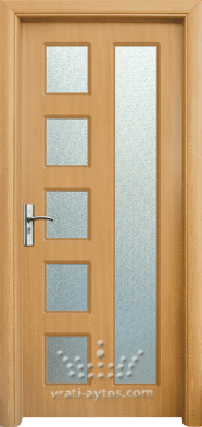 Интериорна врата Стандарт 048, цвят Светъл дъб