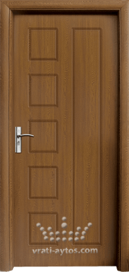 Интериорна врата Стандарт 048-P, цвят Златен дъб