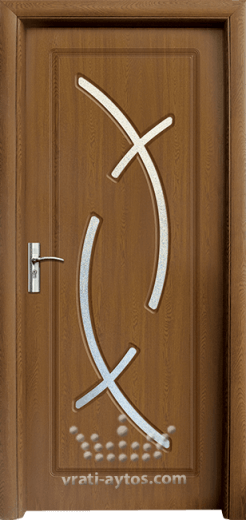 Интериорна врата Стандарт модел 056, цвят Златен Дъб