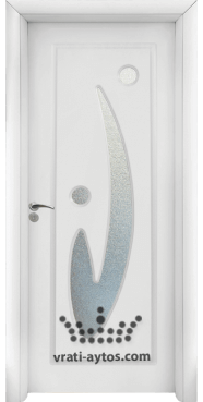Интериорна врата Стандарт 070, цвят Бял