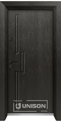 Vhodna Vrata Unison Optima 4568p M Cherna Mura Side B